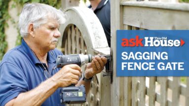 How to Fix a Sagging Fence Gate | Ask This Old House