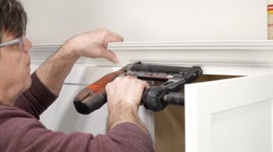 How to Install Crown Molding on Kitchen Cabinets