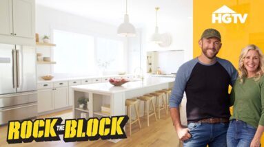 HUGE Modern Family Kitchen Remodel | Rock The Block | HGTV